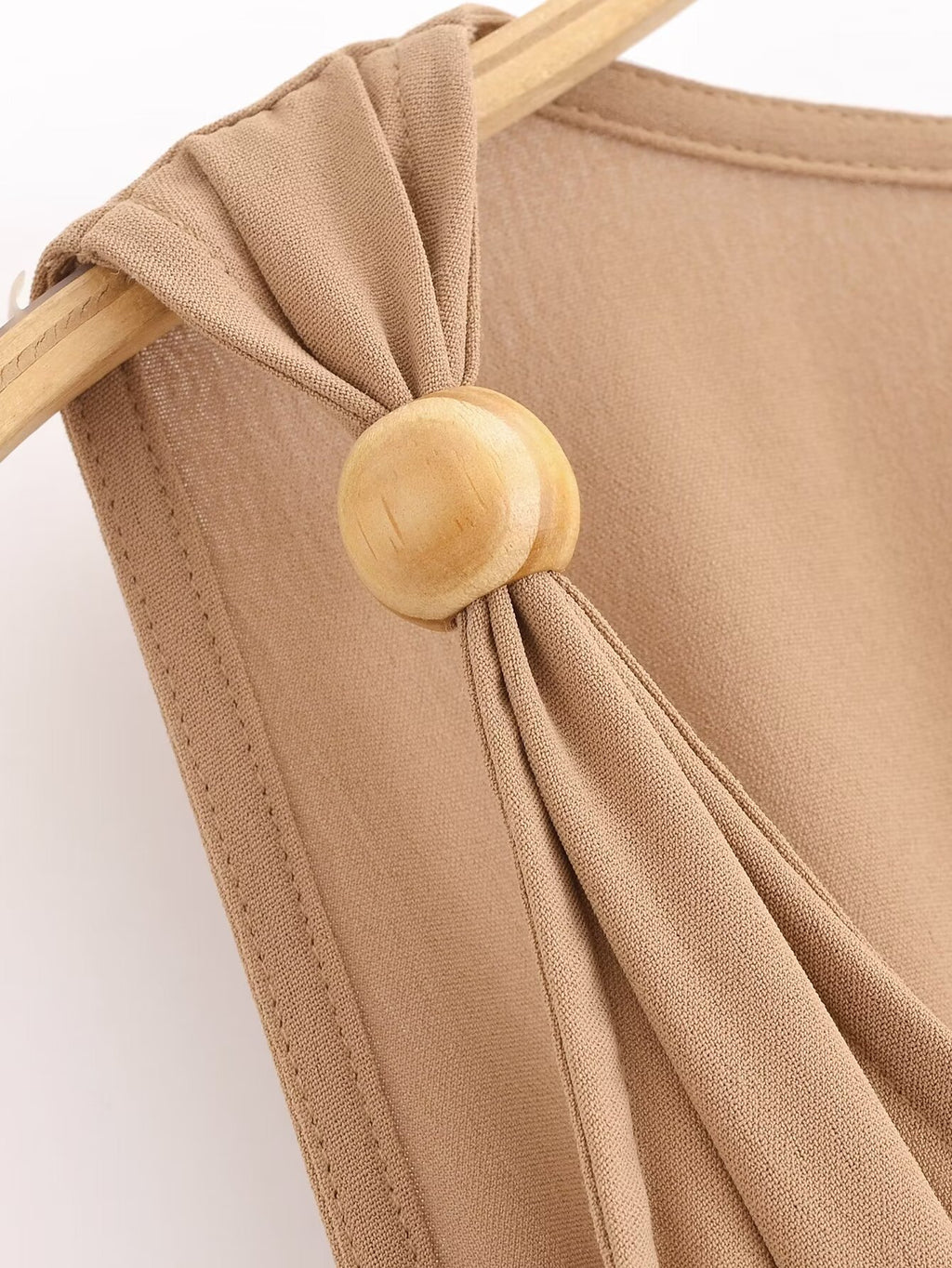 Summer Women Clothing Elegant V neck Sleeveless Maxi Dress TRAF