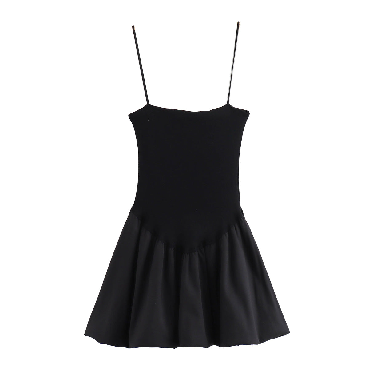 Summer Elegant Low Collar Sleeveless Slim Strap Waist Dress Women DaRoca