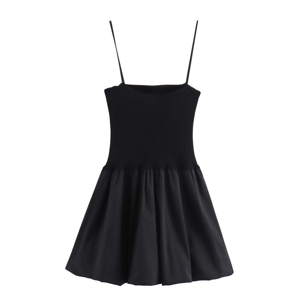 Summer Elegant Low Collar Sleeveless Slim Strap Waist Dress Women DaRoca