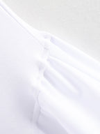Summer Elegant Low Collar Sleeveless Slim Strap Waist Dress Women DaRoca