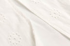 Summer High Grade Embroidered Dress Women Elegant Tied Waist Trimming Short Sleeved Long Dress PullWind