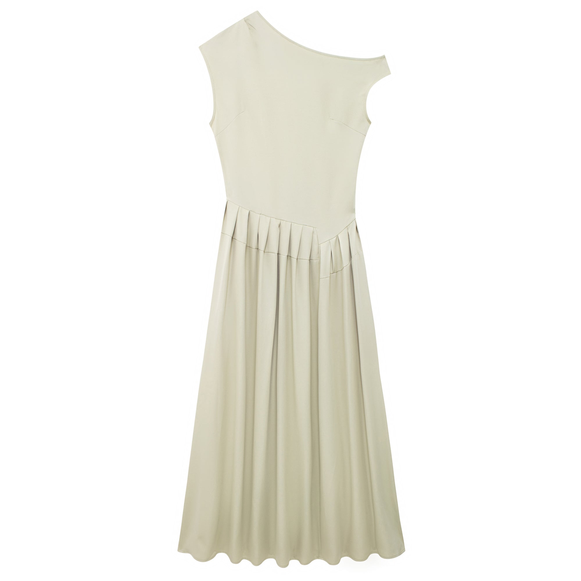 Women Clothing Summer Elegance High Waist Solid Color Maxi Dress JuneMade