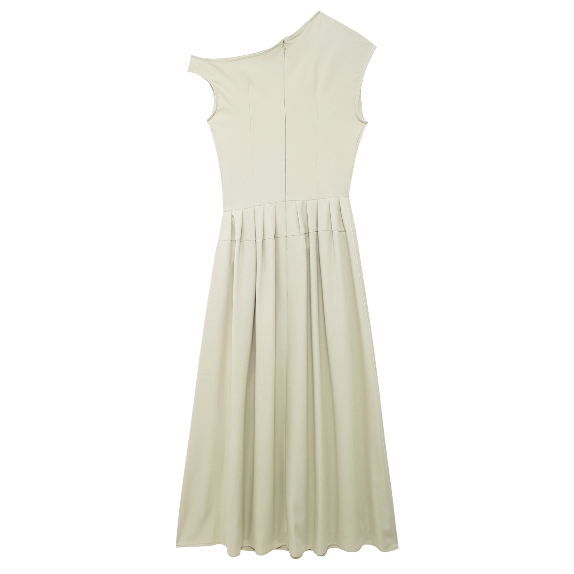 Women Clothing Summer Elegance High Waist Solid Color Maxi Dress JuneMade