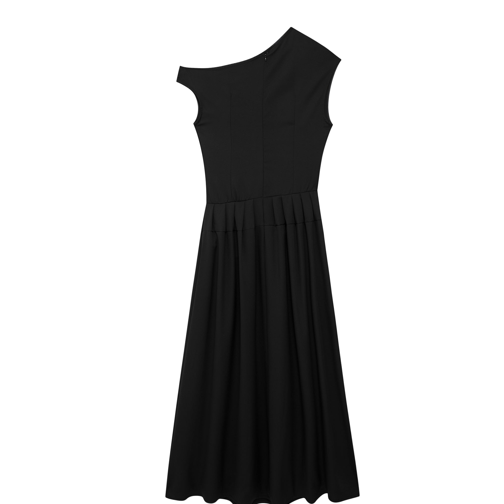 Women Clothing Summer Elegance High Waist Solid Color Maxi Dress JuneMade