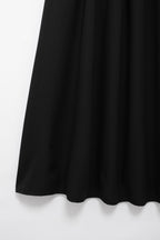 Women Clothing Summer Elegance High Waist Solid Color Maxi Dress JuneMade
