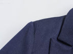 Summer Roll Sleeve Linen Blended Solid Color Casual Blazer SenDa