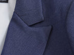 Summer Roll Sleeve Linen Blended Solid Color Casual Blazer SenDa