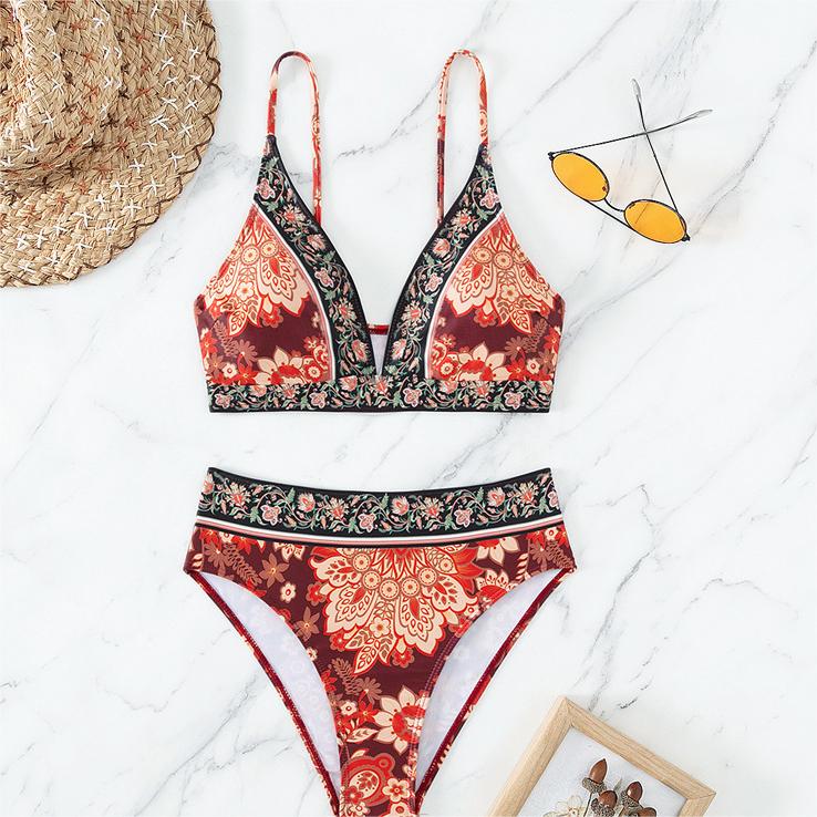 Bikini Small Chest Push Up Split Women Swimsuit Sexy Bikini Swimsuit BALANCE