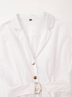 Women Clothing Summer Shirt Dress with Belt Howe