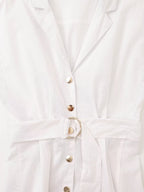 Women Clothing Summer Shirt Dress with Belt Howe
