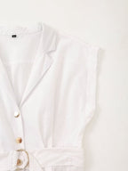 Women Clothing Summer Shirt Dress with Belt Howe