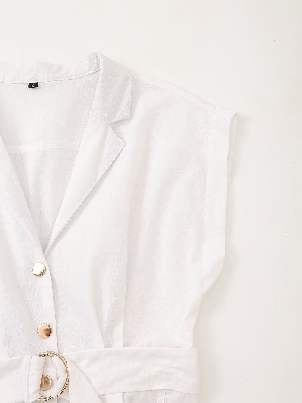 Women Clothing Summer Shirt Dress with Belt Howe