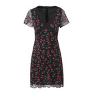 Summer V neck Sexy Print Dress Wishy Hip Dress Camille