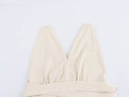 Summer Dress Sexy Back Hollow Out Cutout Cross Strap Design Dress Wennie