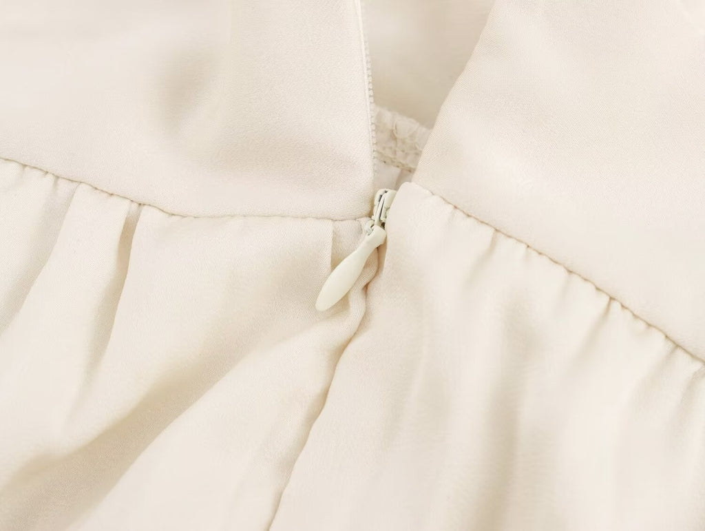 Summer Dress Sexy Back Hollow Out Cutout Cross Strap Design Dress Wennie