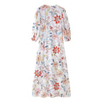 Women Summer Elegant Floral Long Dress CHEN