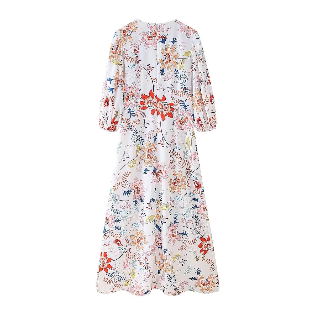 Women Summer Elegant Floral Long Dress CHEN