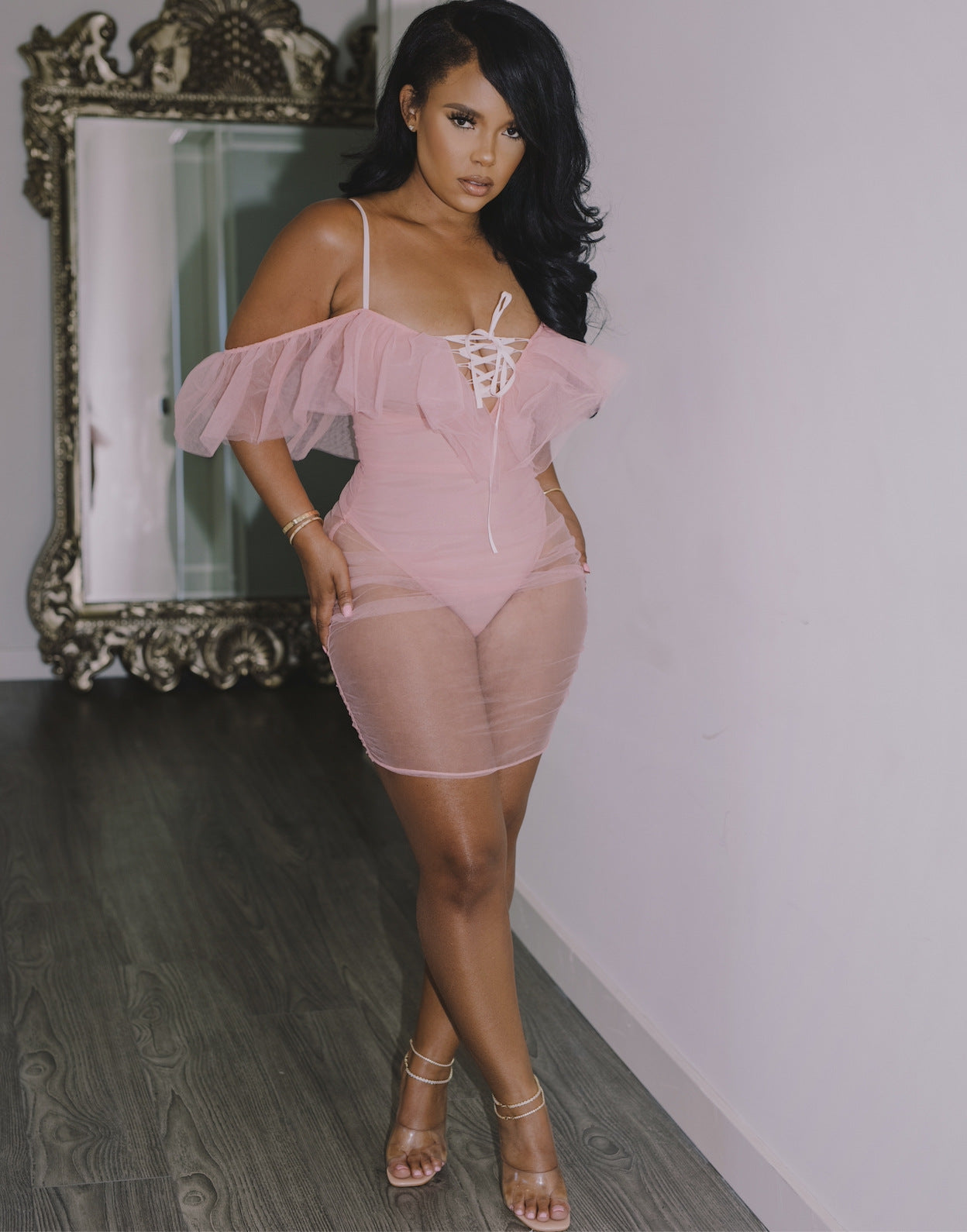 Vêtements pour femmes Combinaison Maillot de bain Coutures en maille Sans manches Moulant Sexy Sexy