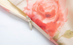Robe queue de poisson à col en V et coupe oblique, imprimé feuilles de lotus, sexy et romantique, printemps-été