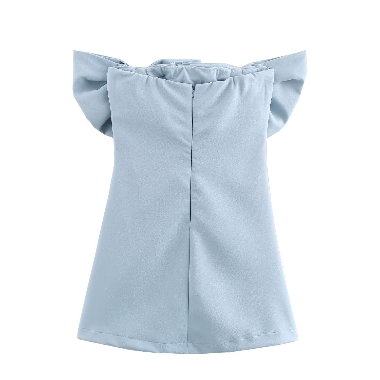 Fall Women Clothing Graceful Fashionable Bowknot Decoration Tube Top Dress SenDa