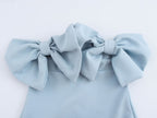 Fall Women Clothing Graceful Fashionable Bowknot Decoration Tube Top Dress SenDa