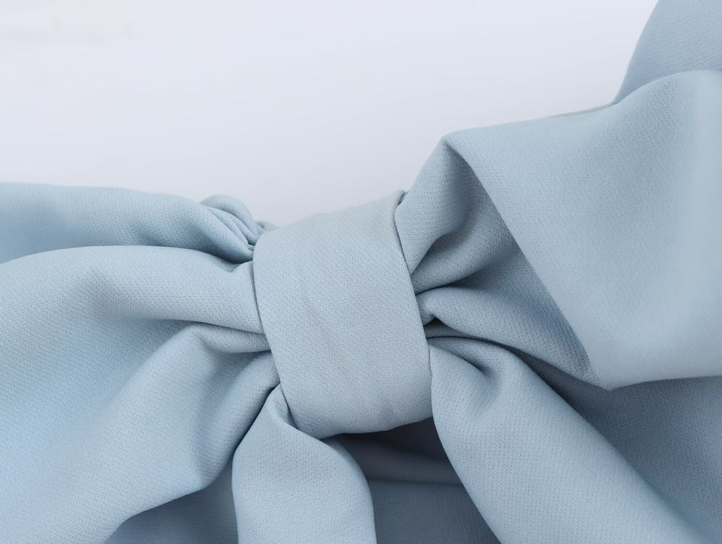 Fall Women Clothing Graceful Fashionable Bowknot Decoration Tube Top Dress SenDa