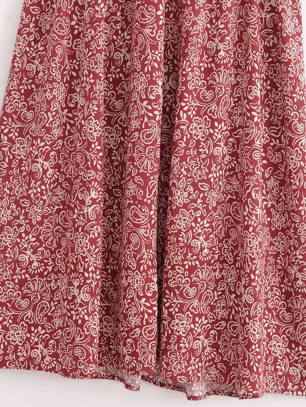 Women Clothing Stylish Opening Design Printing Midi Sling Dress YiPin