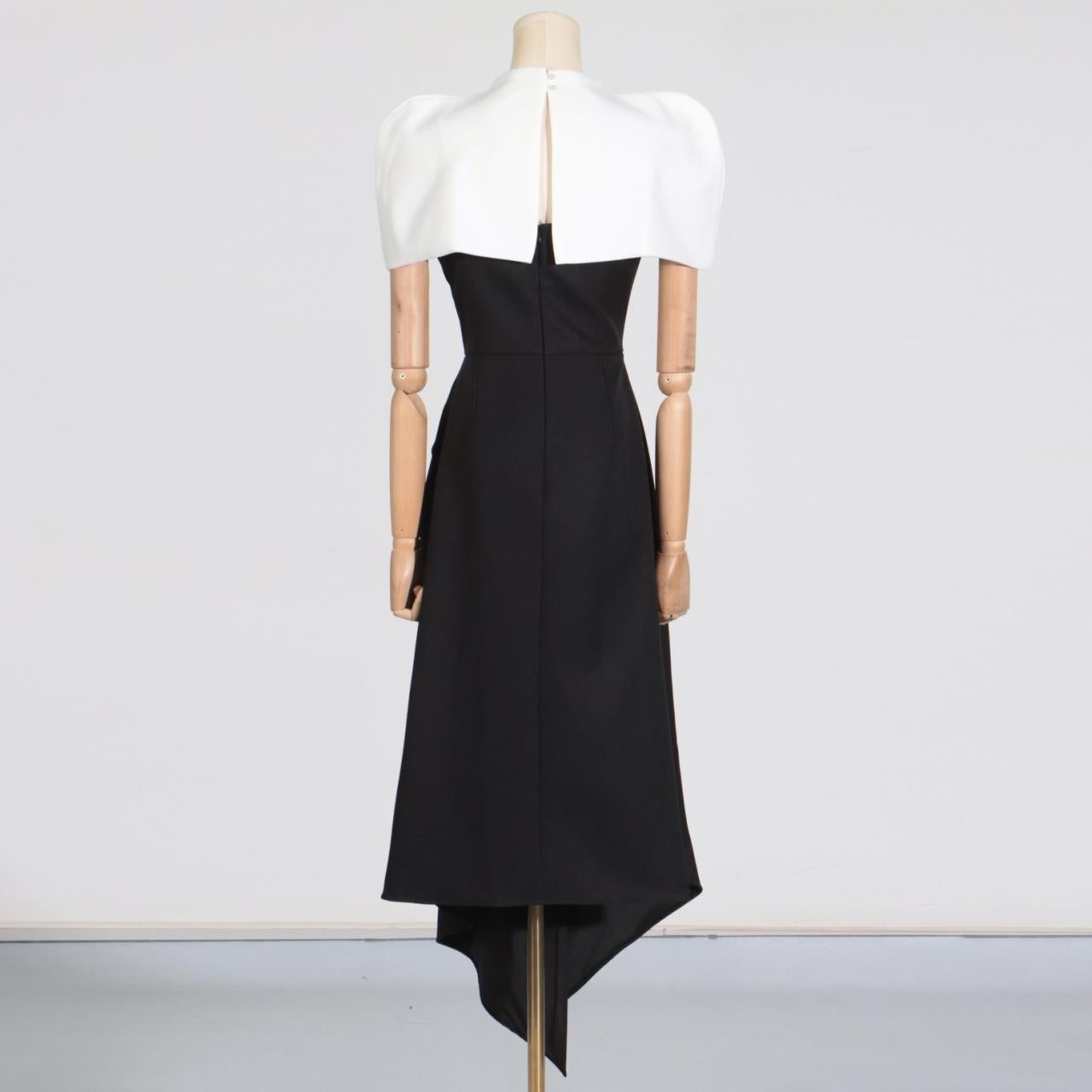 Elegant Vietnam Special Interest Design Detachable Pullover Patchwork Cami Dress Women Summer Slit Dress Women Sailfish