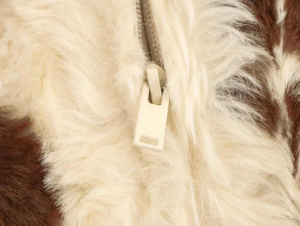 Autumn Artificial Fur Effect Short Chic Jacket Coat SenDa