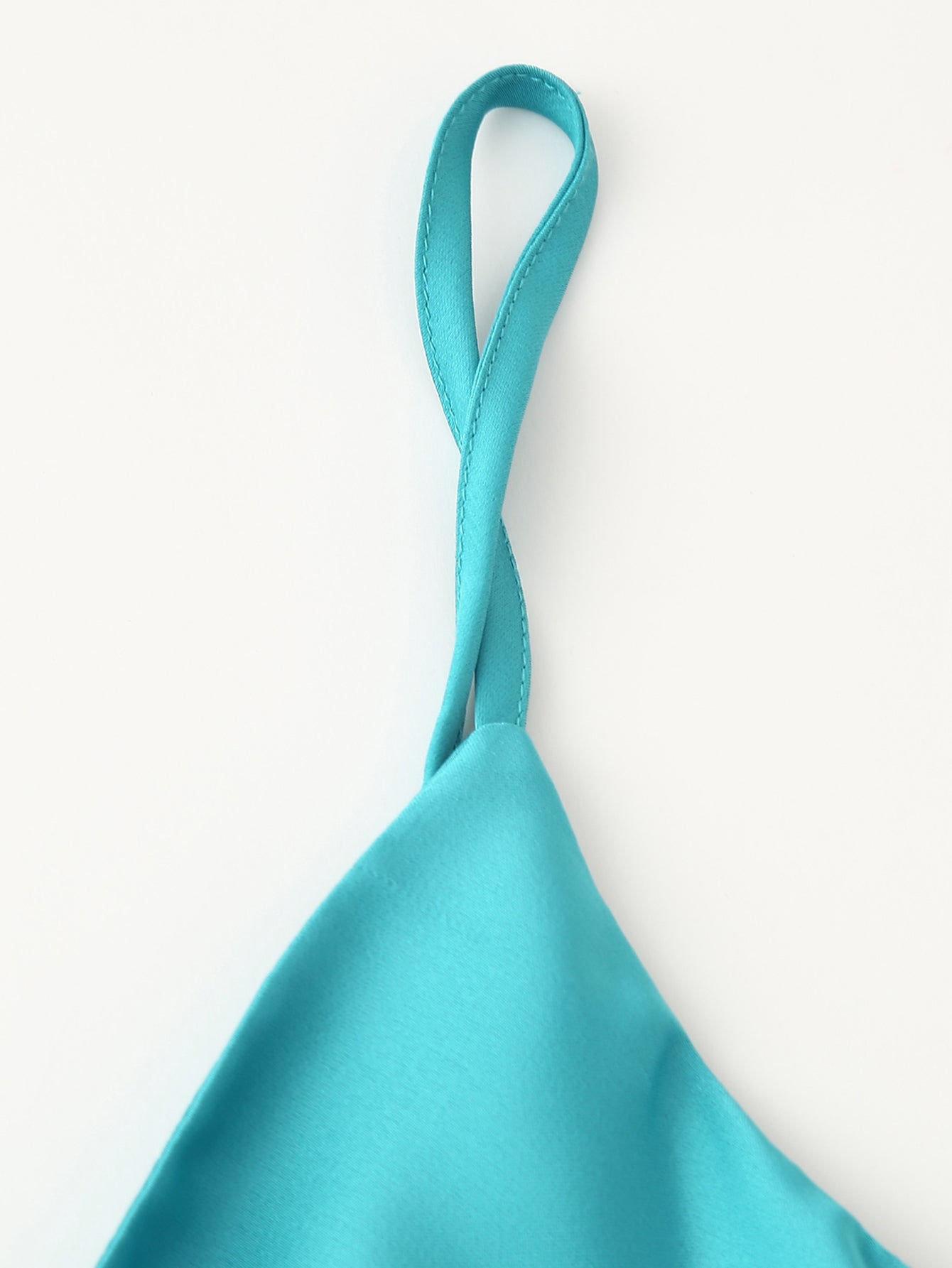 Women Clothing Long Hollow Out Cutout Decorative Satin Sling Dress CHEN