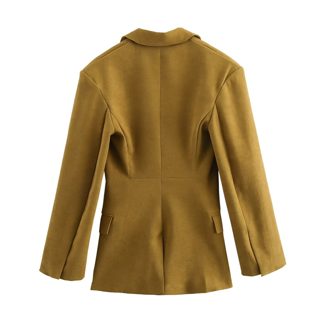 Fall Women Clothing Blazer Casual Trousers Two Piece Sets SenDa