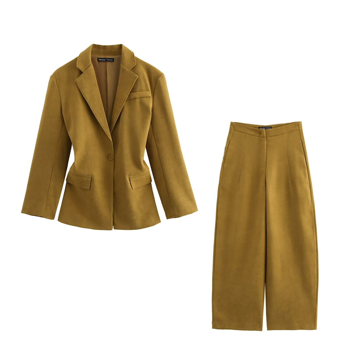 Fall Women Clothing Blazer Casual Trousers Two Piece Sets SenDa