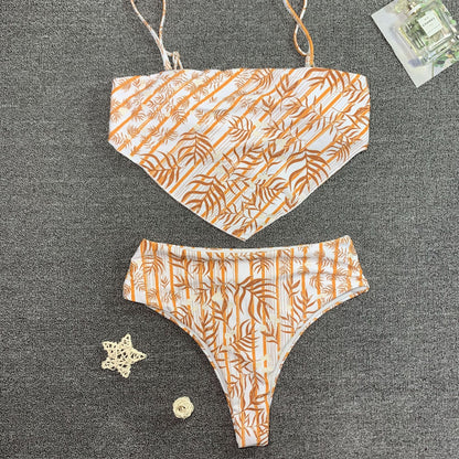 Leaves High-Waisted
