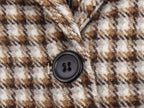 Women Clothing Autumn Winter Office Plaid Long Overcoat Outerwear SenDa