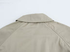 Women Simple Mid Length Waistband Coat Coat Trench Coat SenDa