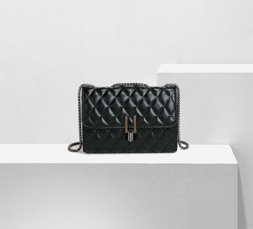 Chanel Bags Rhombus Y Lock Small Square Bag Summer Chain Single Room Crossbody Bag SparkLuxe
