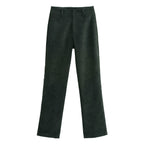 Women Clothing Winter Workplace Office Double Breasted Blazer Pants Sets SenDa