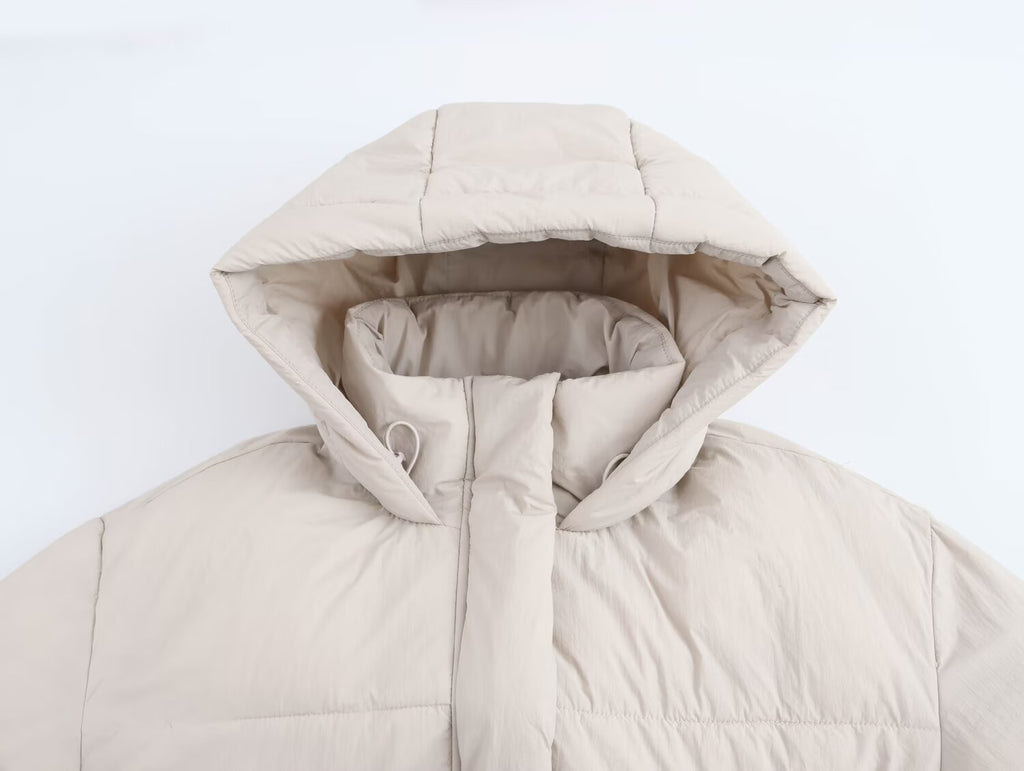 Women Winter Long Sleeve Hooded Cotton Jacket Coat SenDa
