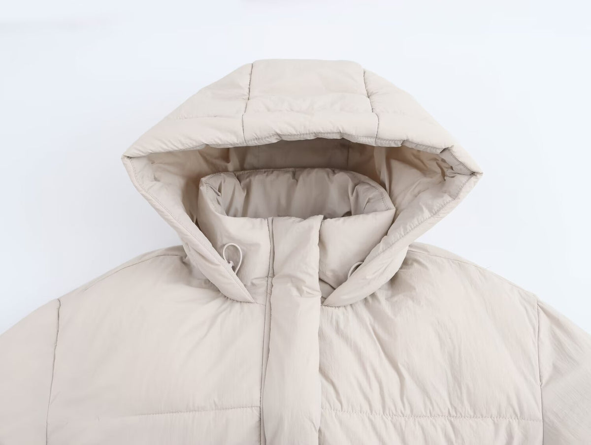 Women Winter Long Sleeve Hooded Cotton Jacket Coat SenDa