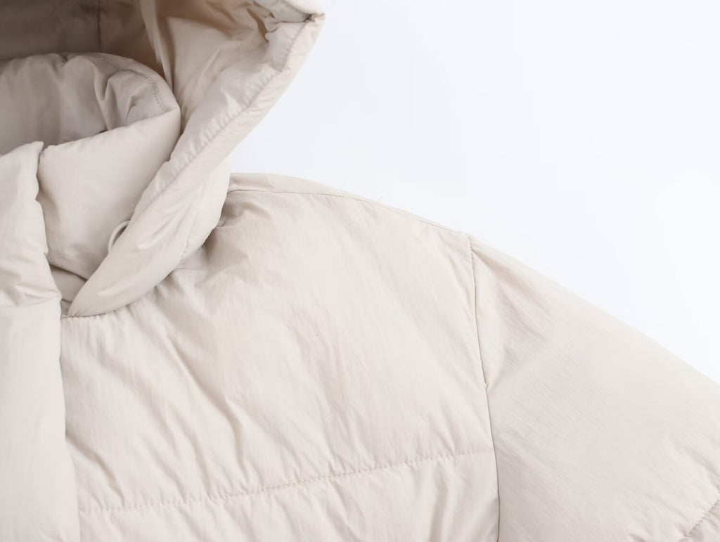 Women Winter Long Sleeve Hooded Cotton Jacket Coat SenDa