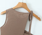 Women Summer Sexy Mesh Ribbon Sleeveless Vest Camille