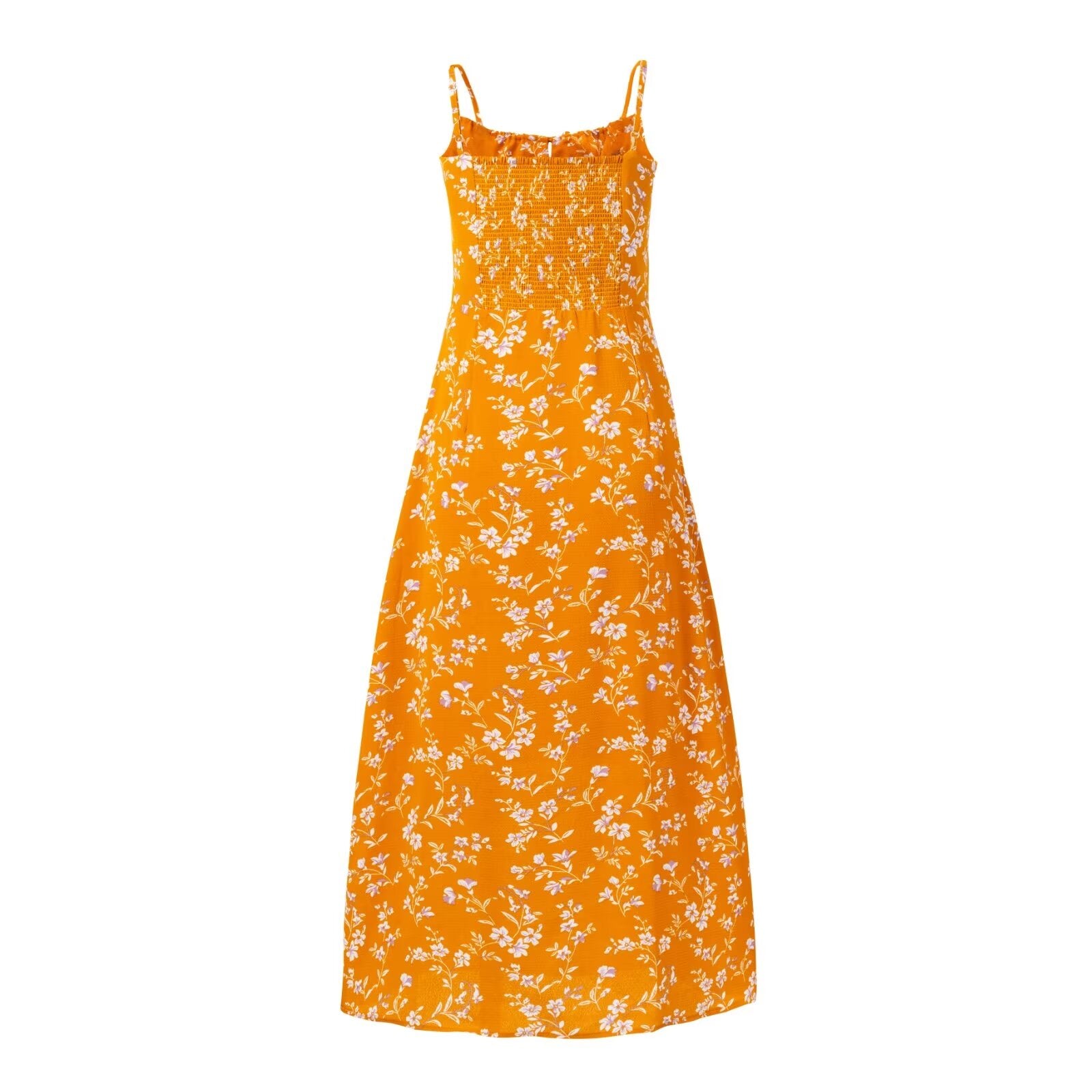 Summer Women Sexy Sexy Vacation Maxi Dress Casual Small Floral Tight Waist Sling Dress PullWind