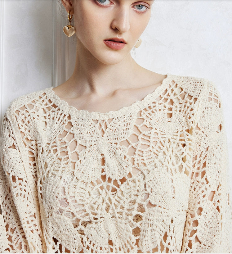 Women Spring And Autumn Solid Color Long Sleeve Blouse