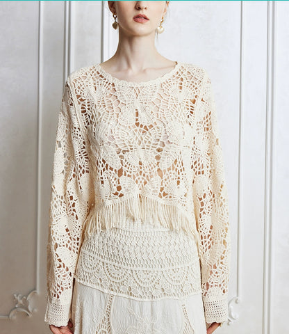 Women Spring And Autumn Solid Color Long Sleeve Blouse