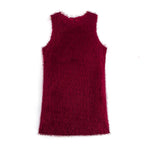 Women Clothing Simple Tassel Sleeveless with Lining Dress SenDa