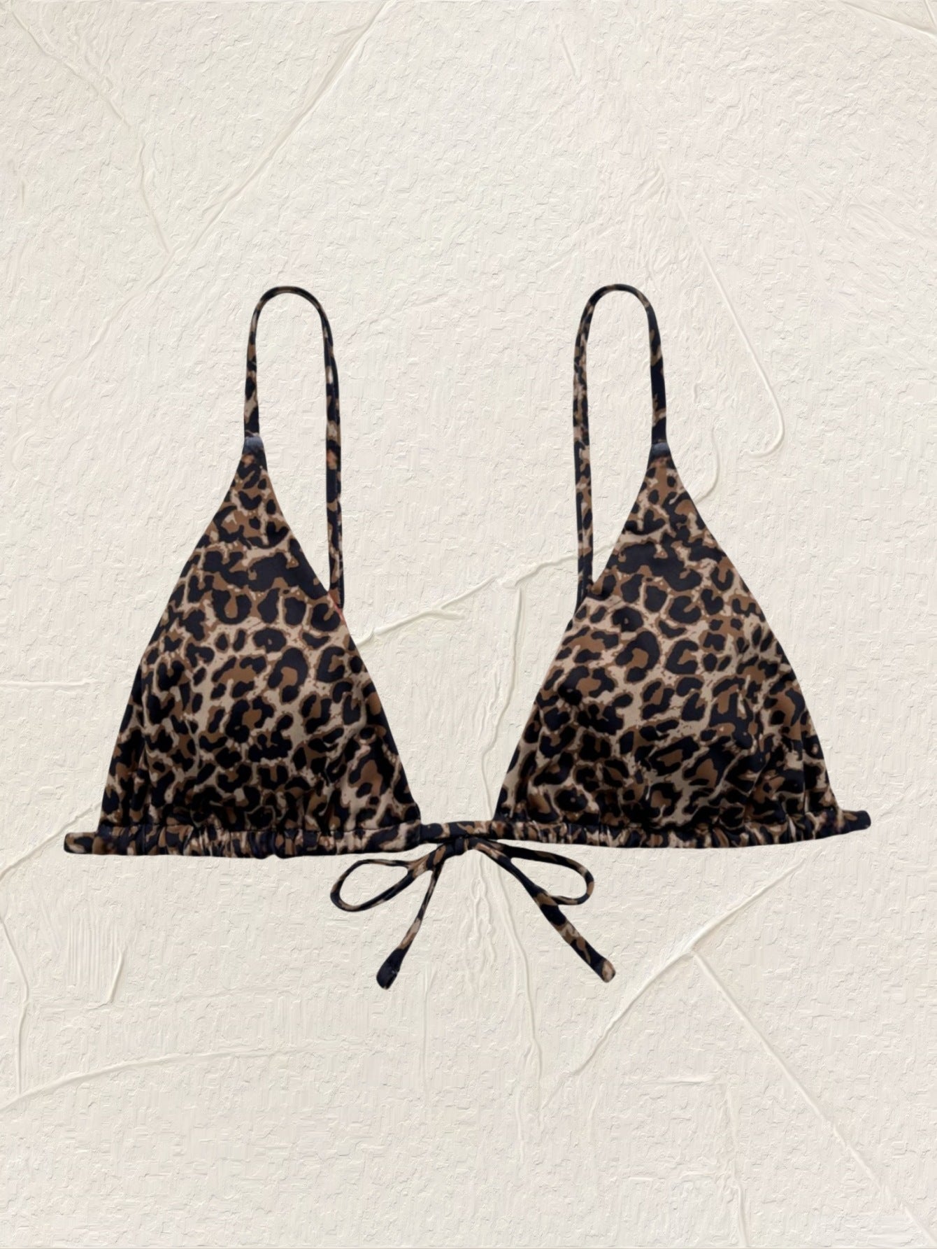 Classic Leopard Pattern Printed Bikini Single Blouse Sexy Swimsuit Swimsuit Twingo