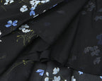 Spring French Vintage Floral Printed High Waist Sexy Side Split Hem Sling Dress OMI