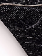 Robe élégante sans manches en velours pour femme, coupe slim et brillante