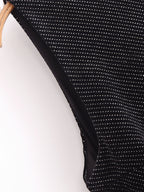 Robe élégante sans manches en velours pour femme, coupe slim et brillante