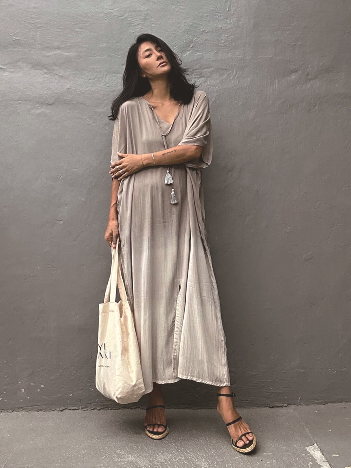 Gray and White
